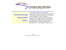 Tablet Screenshot of crescentbaysoftware.com